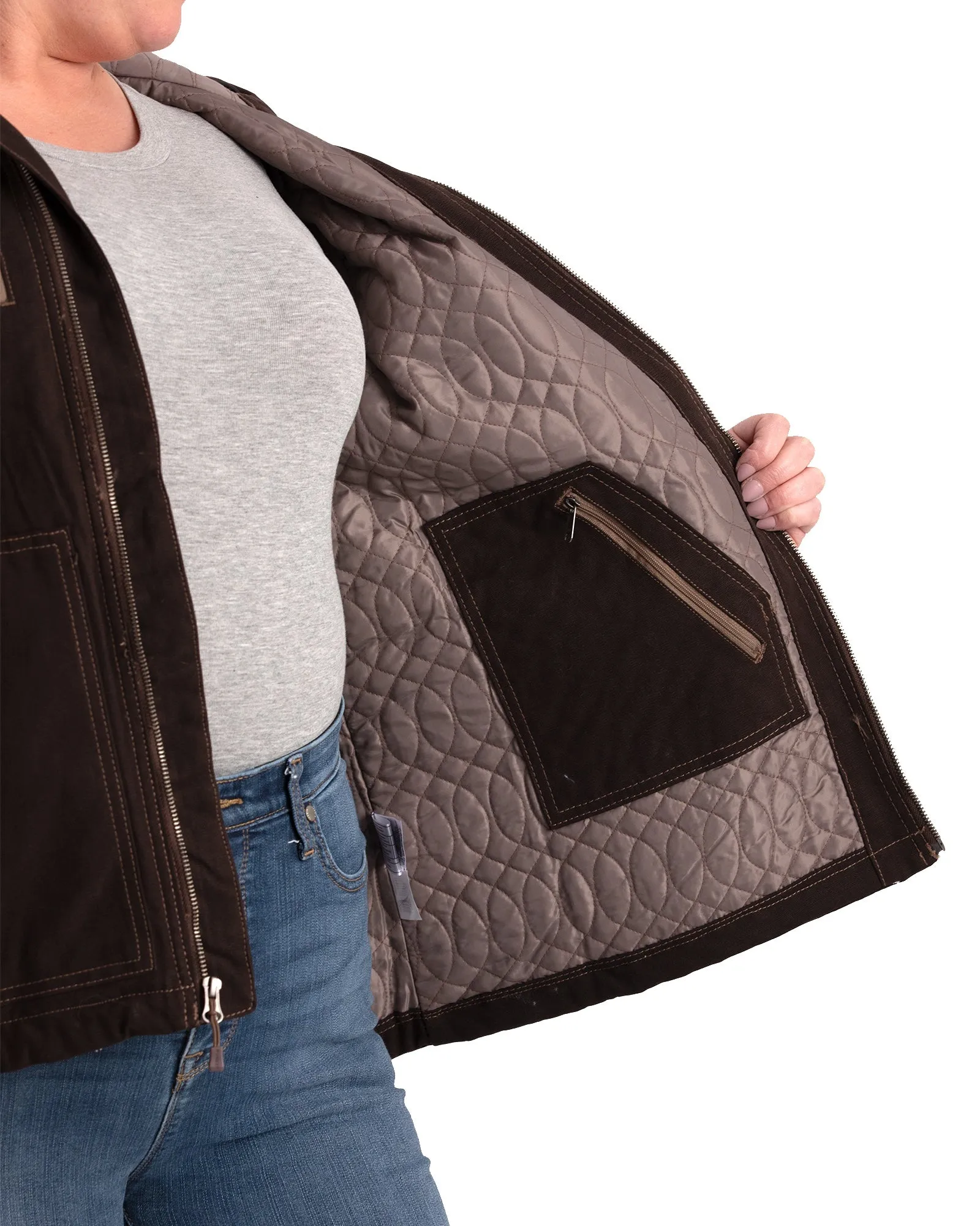 Women's Softstone Duck Hooded Jacket