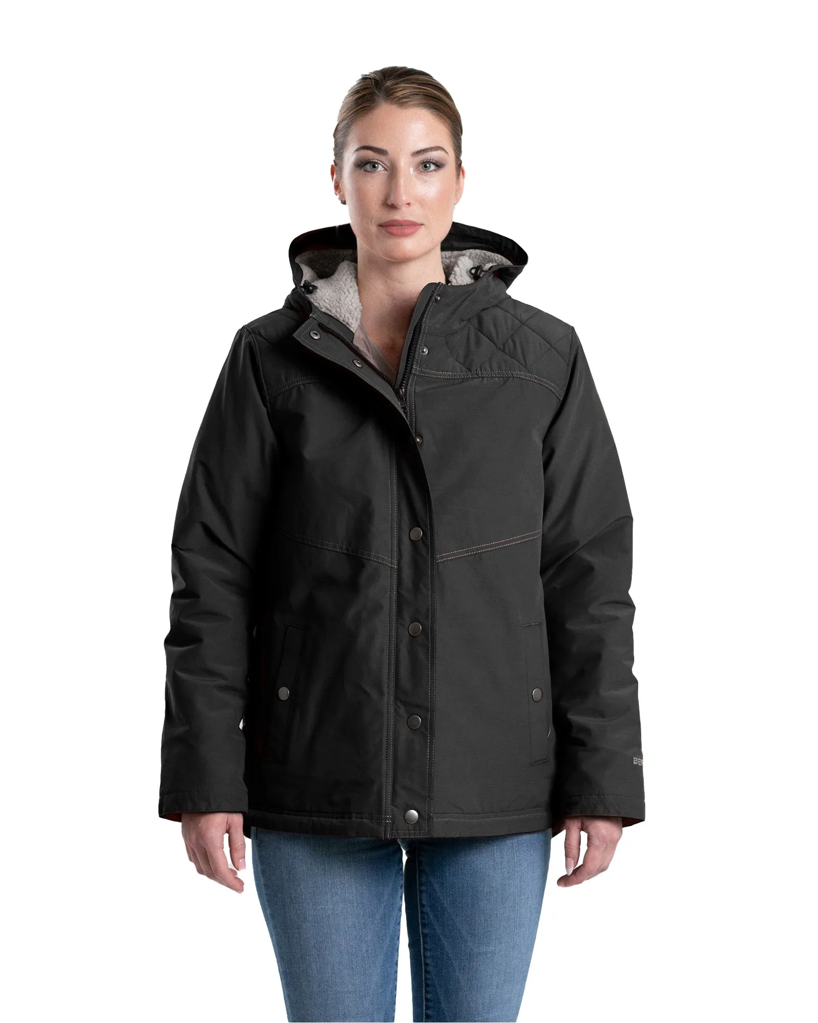 Women's Softstone Micro-Duck Hooded Coat