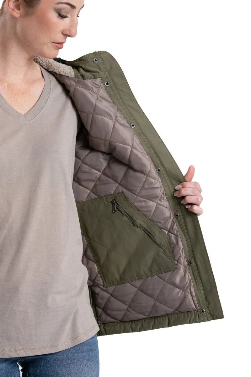 Women's Softstone Micro-Duck Hooded Coat