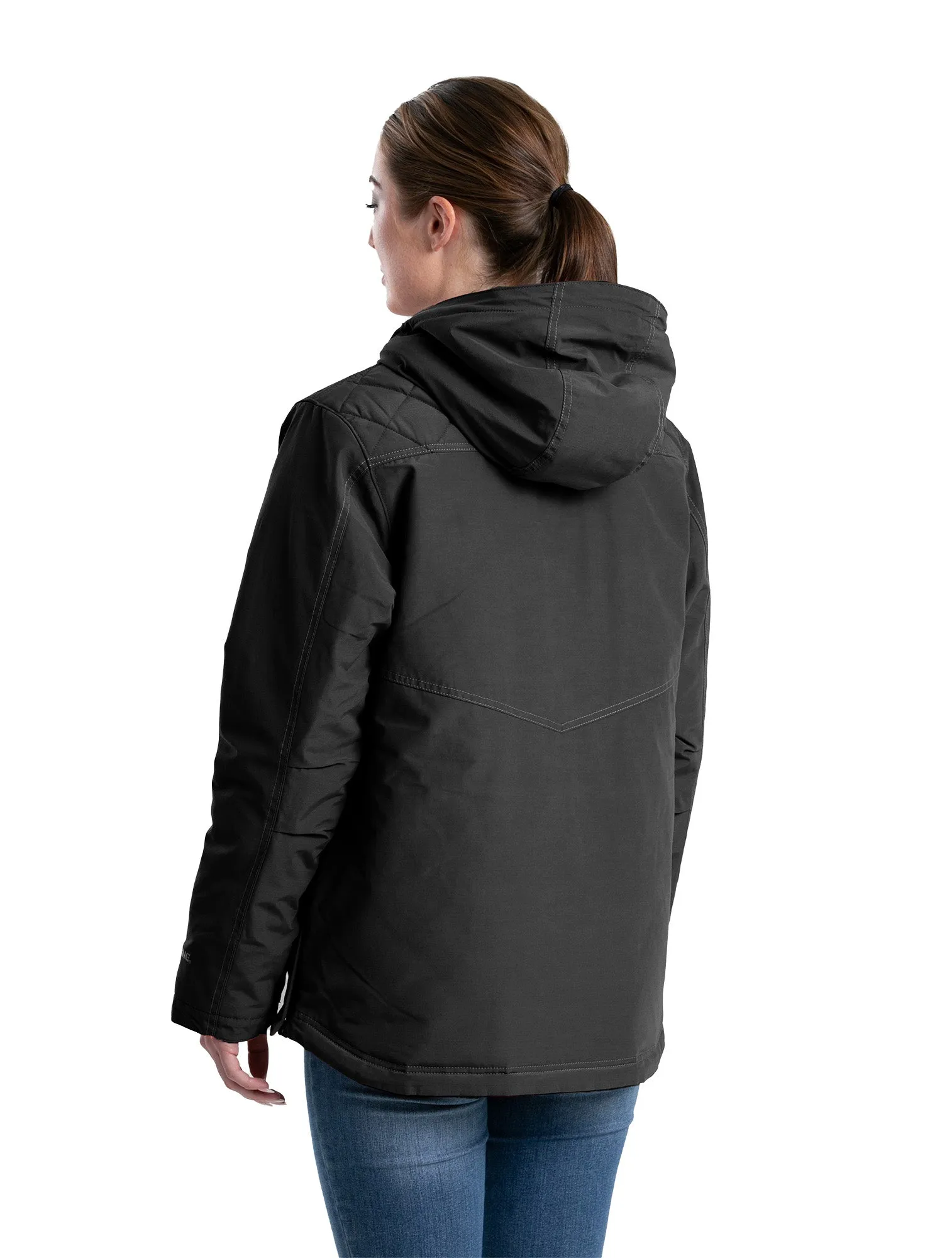 Women's Softstone Micro-Duck Hooded Coat