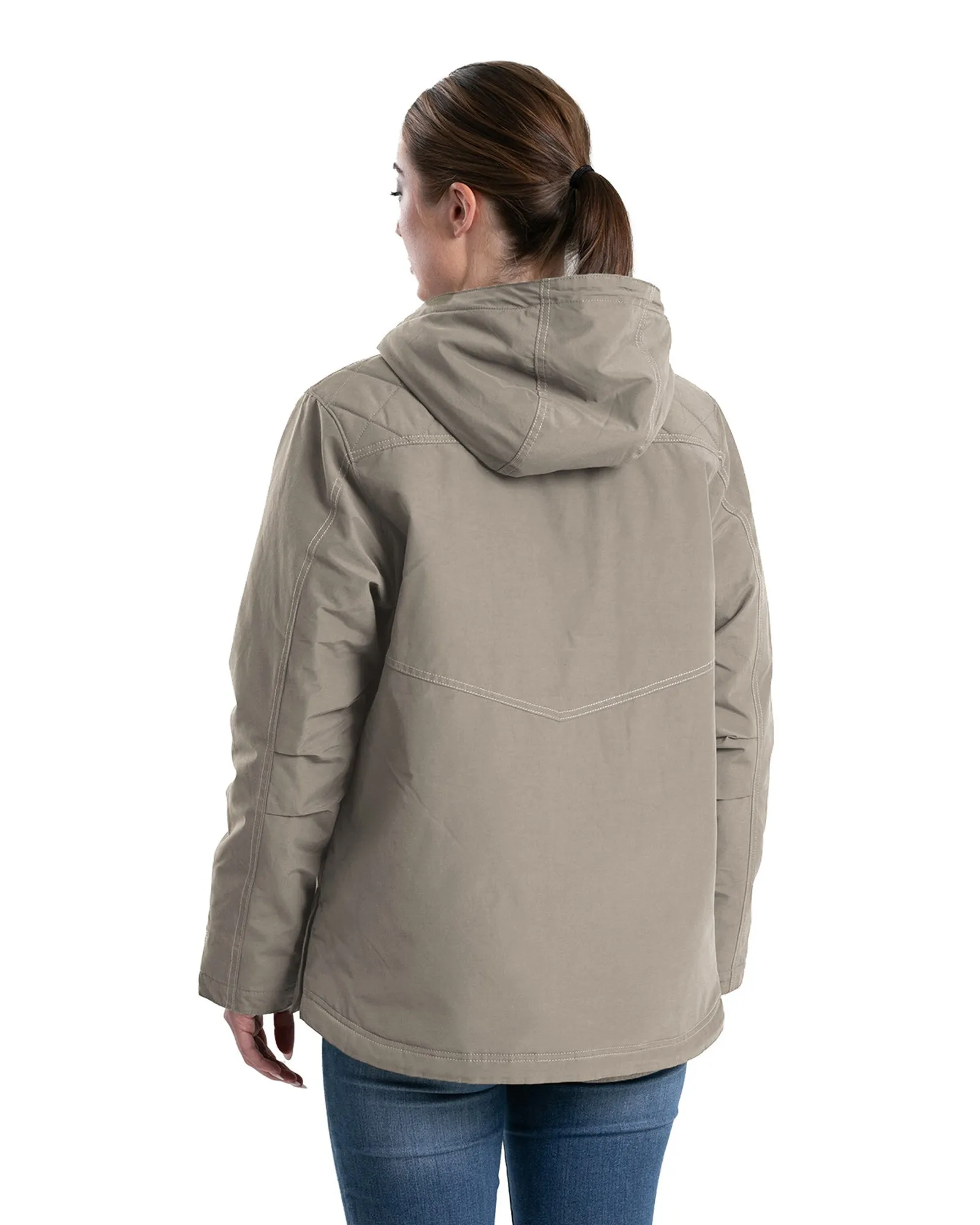 Women's Softstone Micro-Duck Hooded Coat
