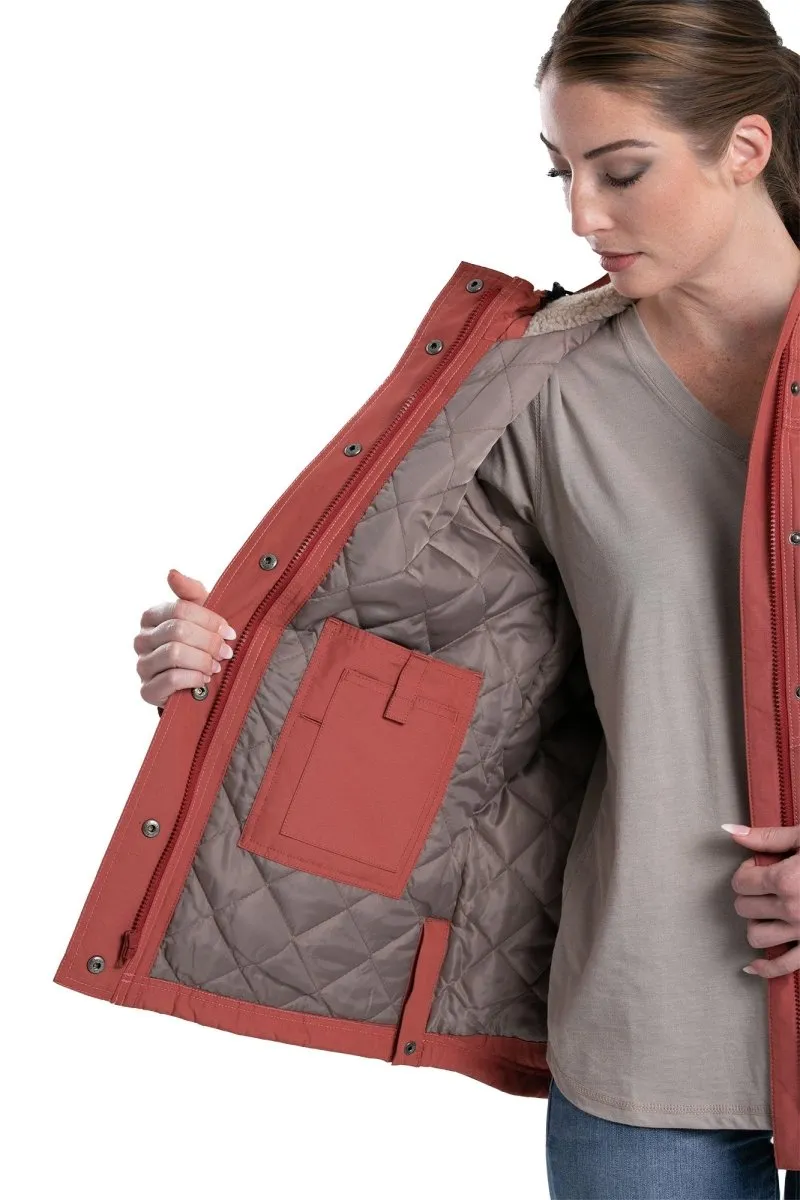 Women's Softstone Micro-Duck Hooded Coat