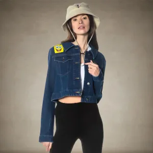 Women's Spongebob Denim Trucker Jacket - FINAL SALE