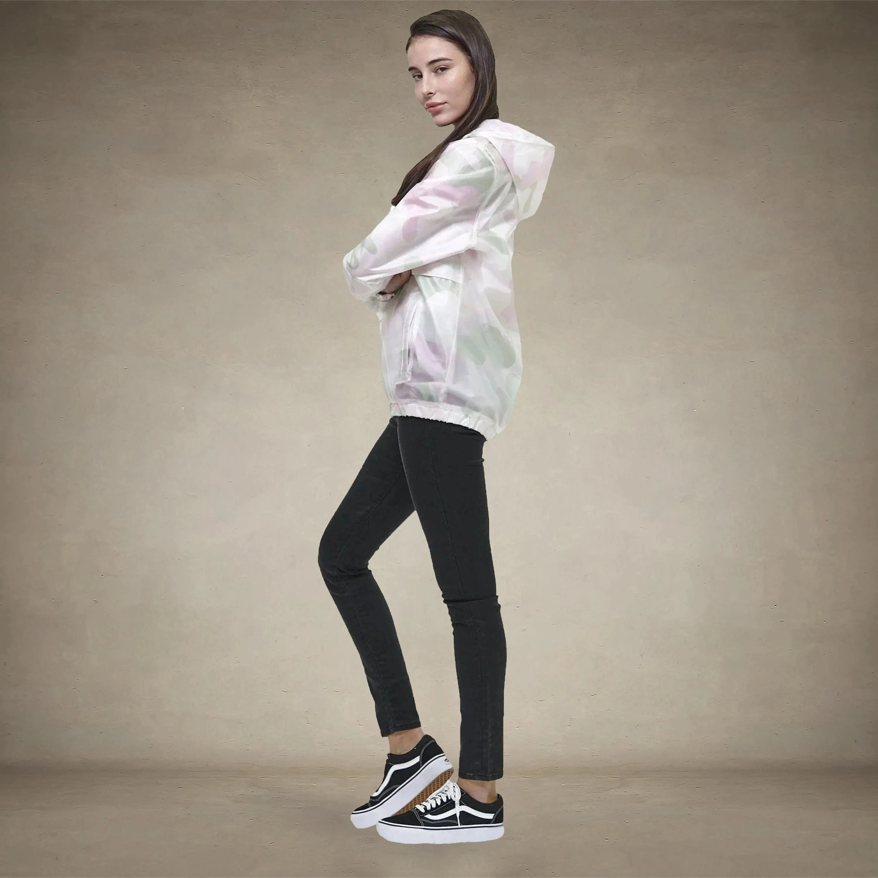 Women's Translucent Pullover Jacket with hood - FINAL SALE