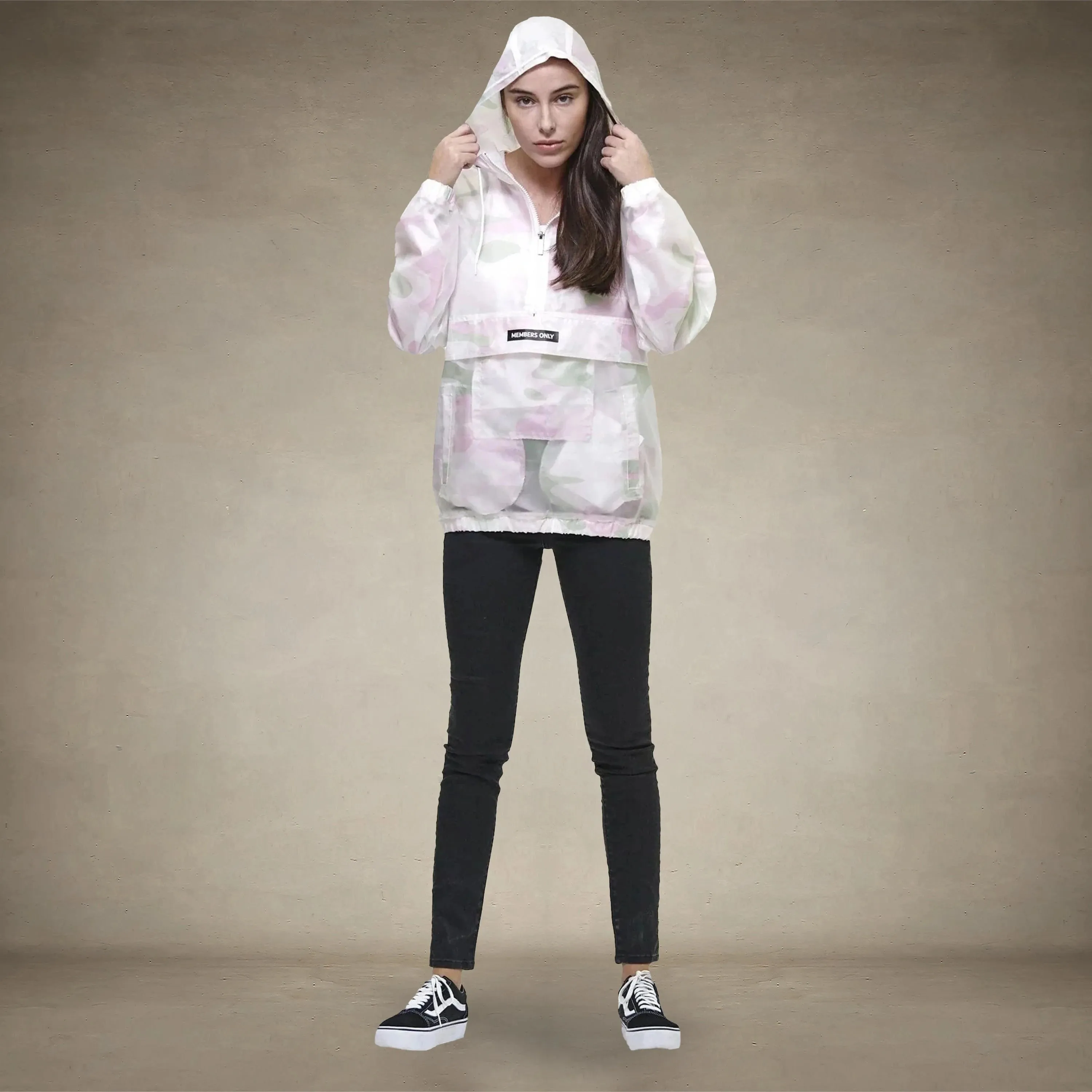 Women's Translucent Pullover Jacket with hood - FINAL SALE