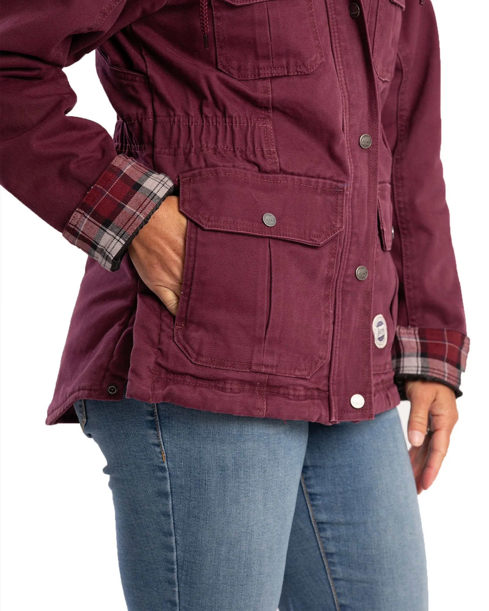 Women's Vintage Washed Duck Barn Coat