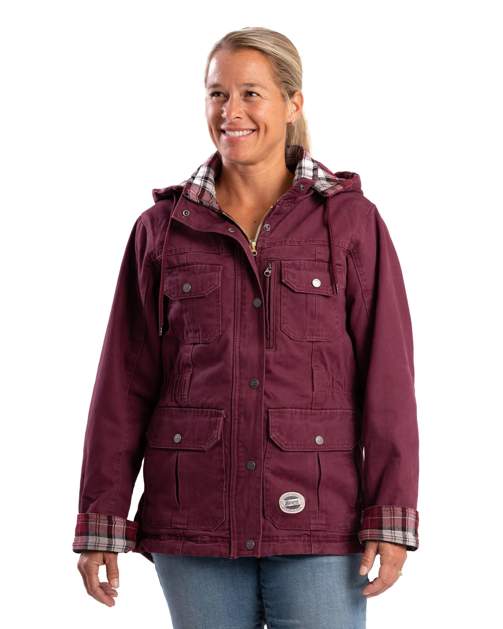 Women's Vintage Washed Duck Barn Coat
