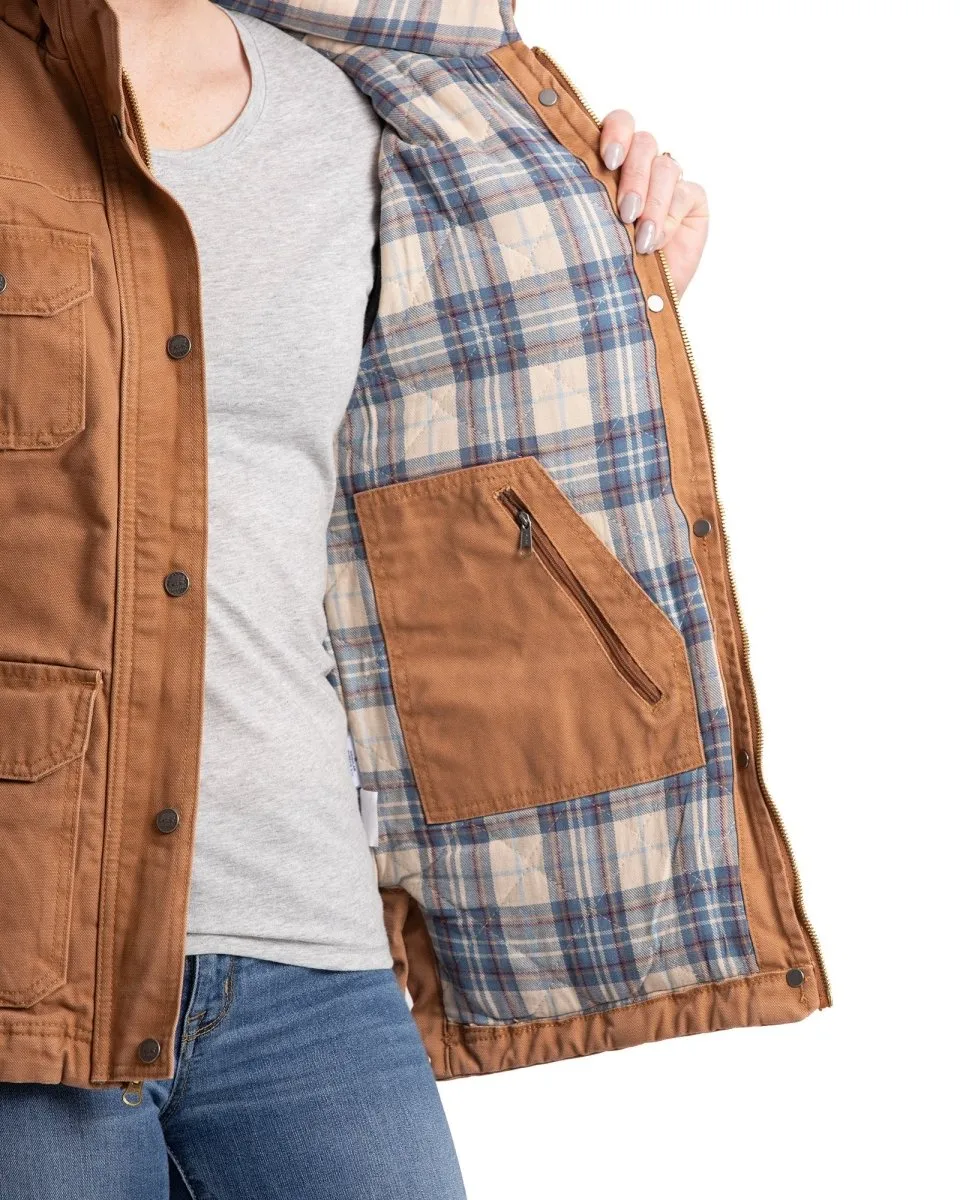 Women's Vintage Washed Duck Barn Coat