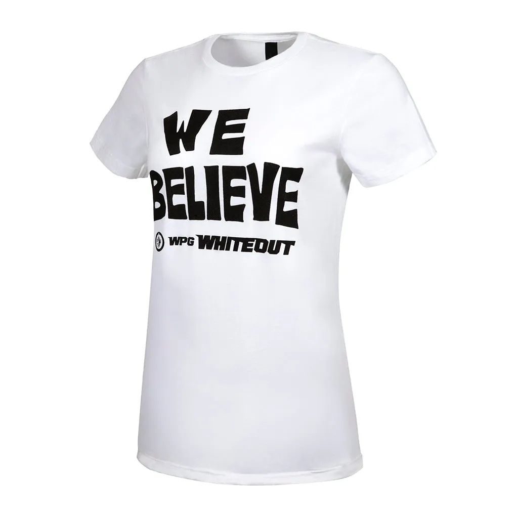 WOMEN'S WE BELIEVE T-SHIRT