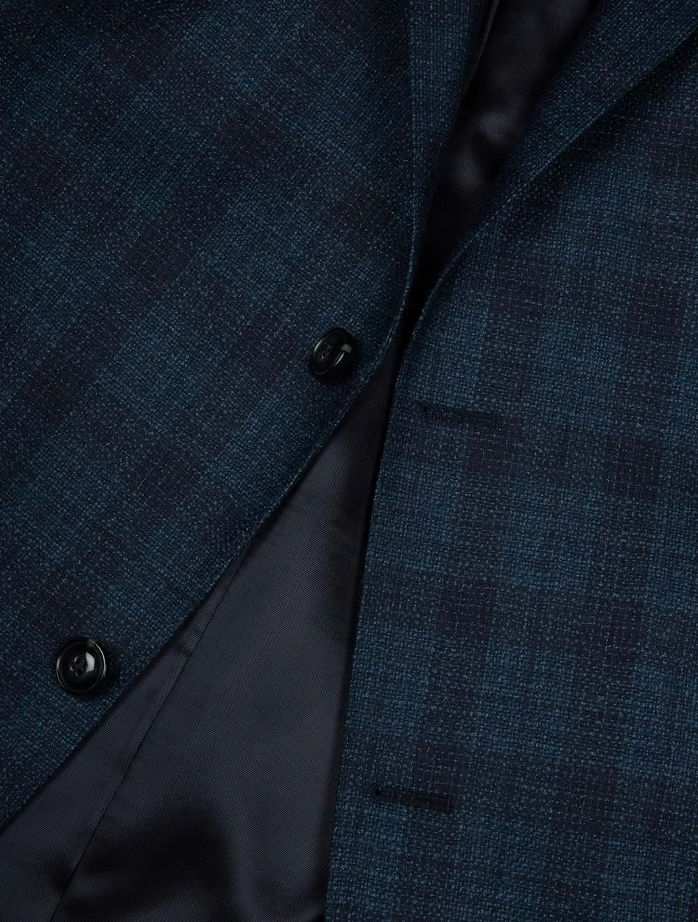 Wool Check Jacket Green