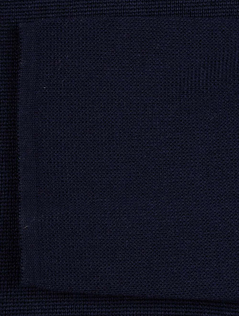 Wool Knit Jacket Navy