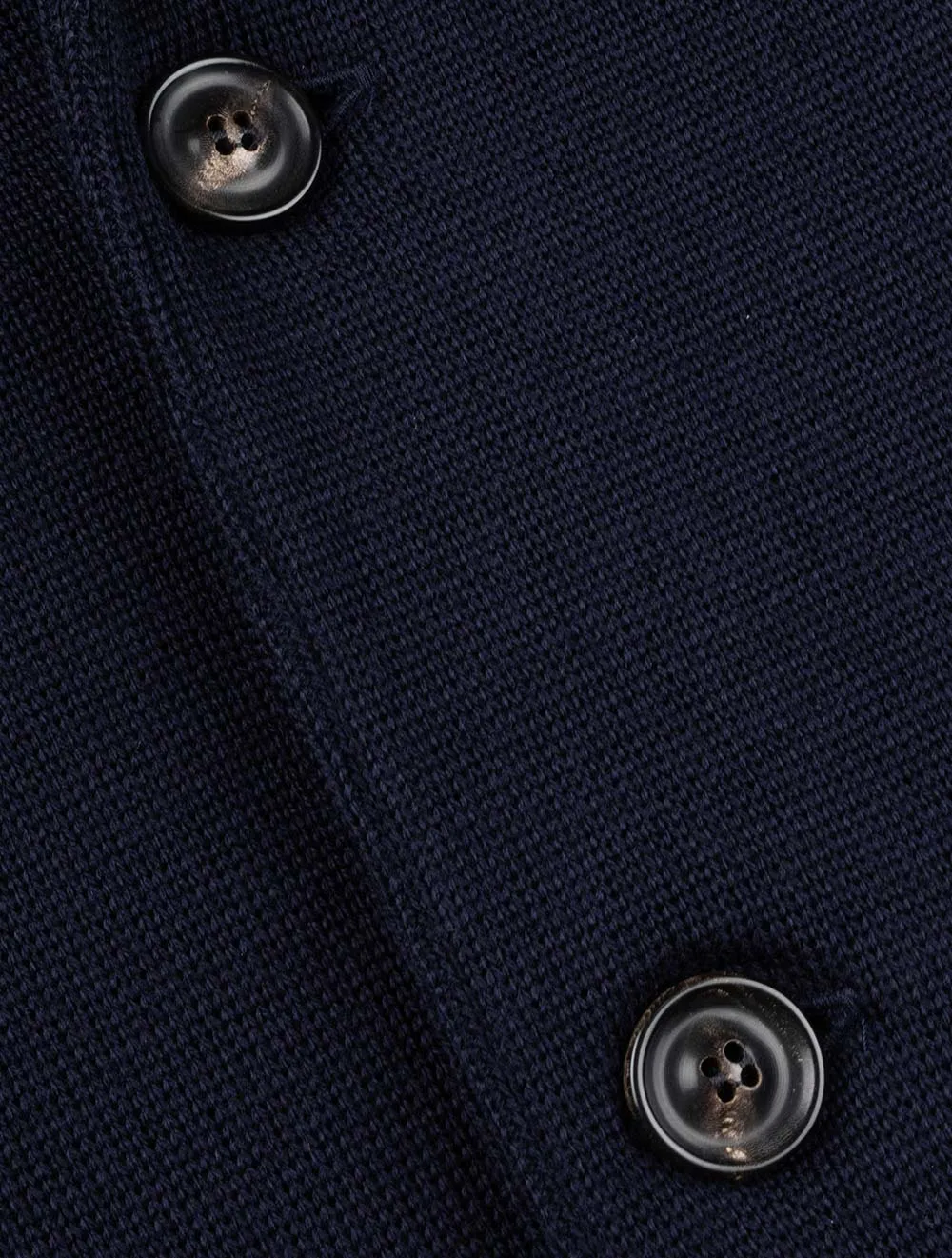 Wool Knit Jacket Navy