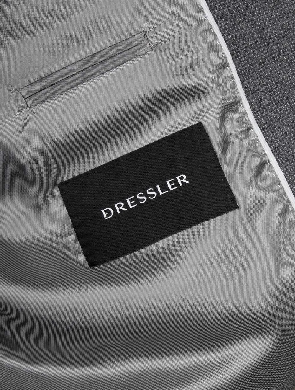 Wool Pin Point Jacket Grey