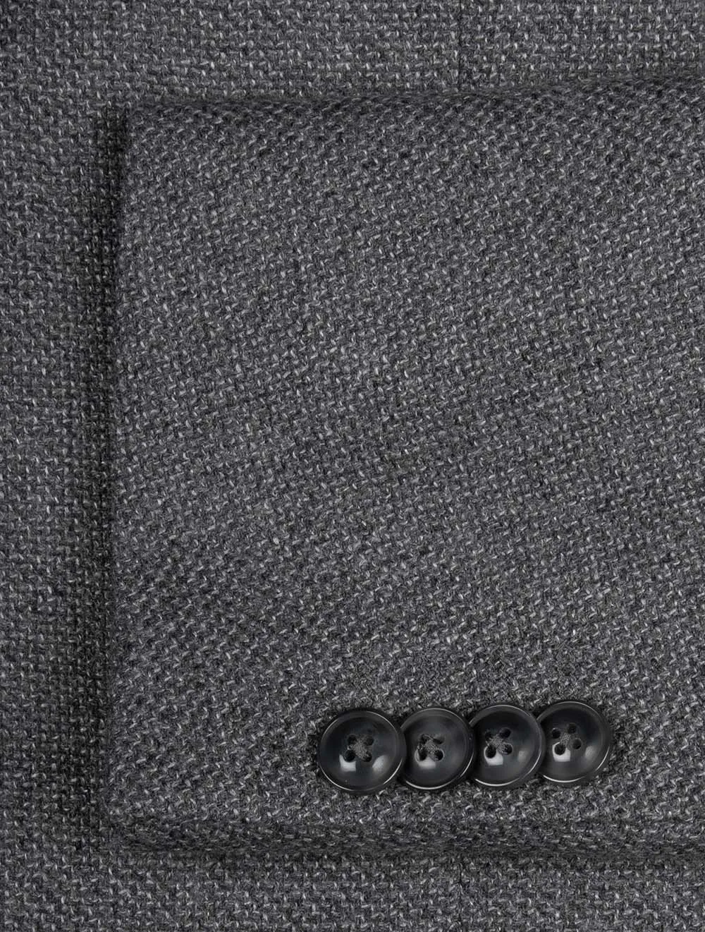 Wool Pin Point Jacket Grey