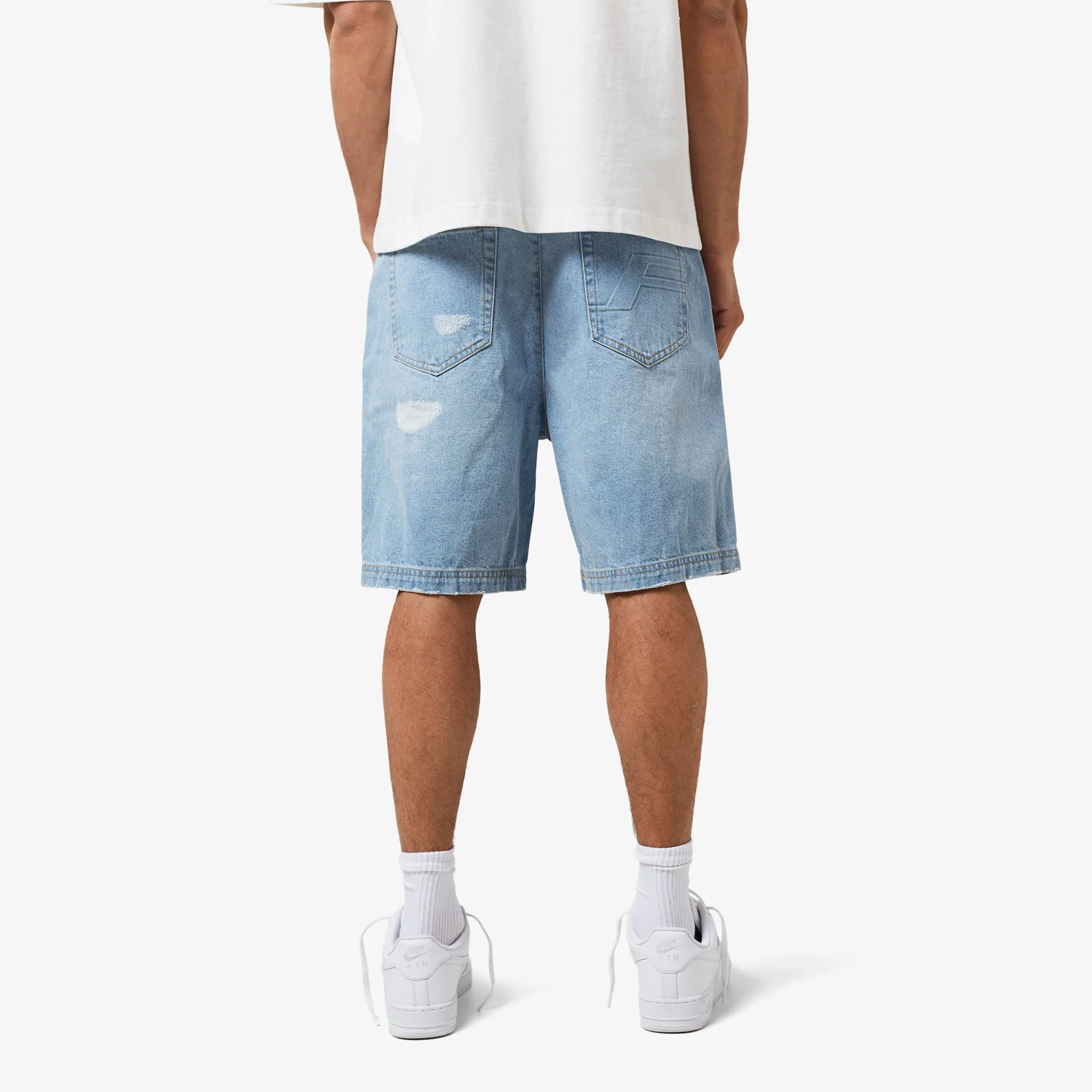 Worker Short | Blue Wash