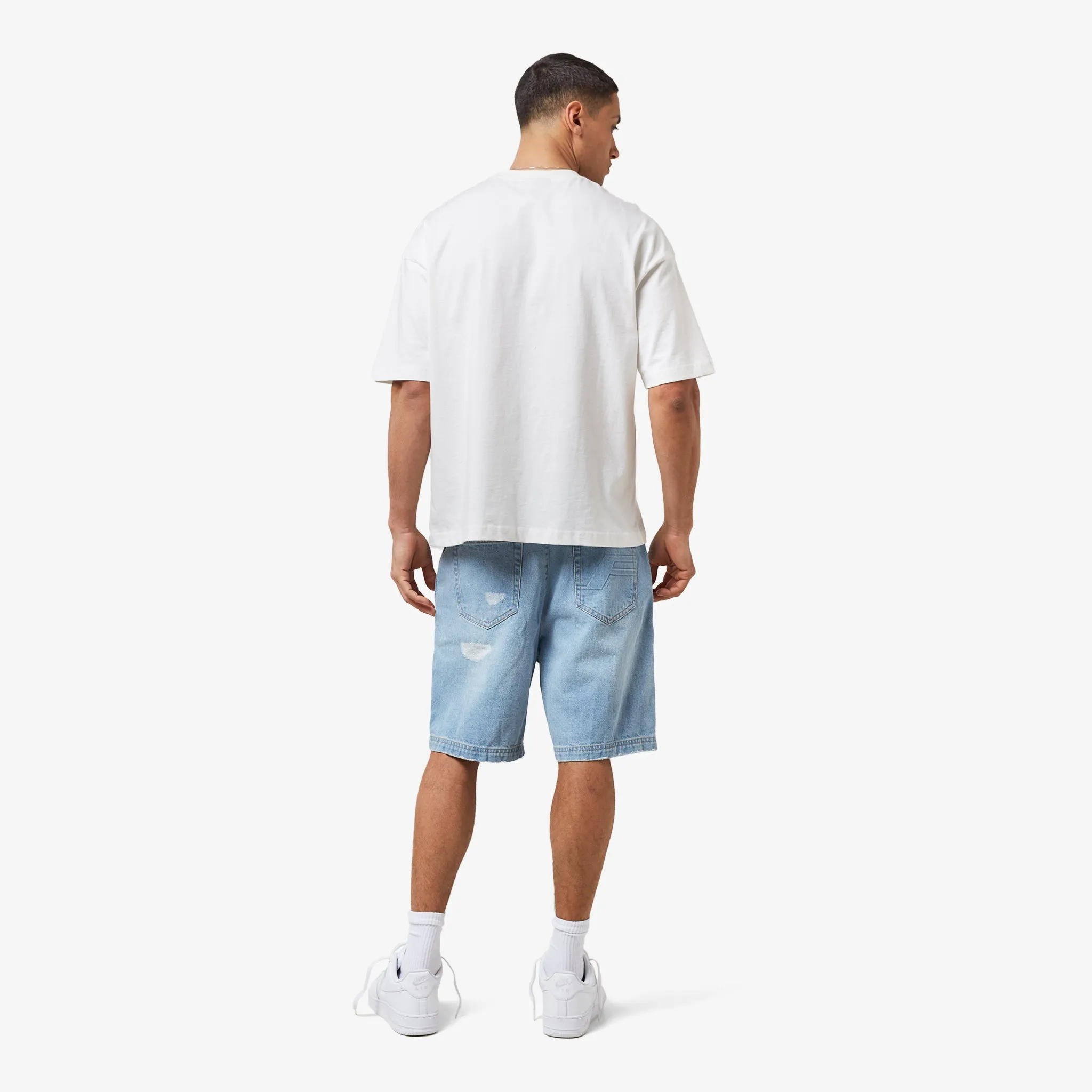 Worker Short | Blue Wash