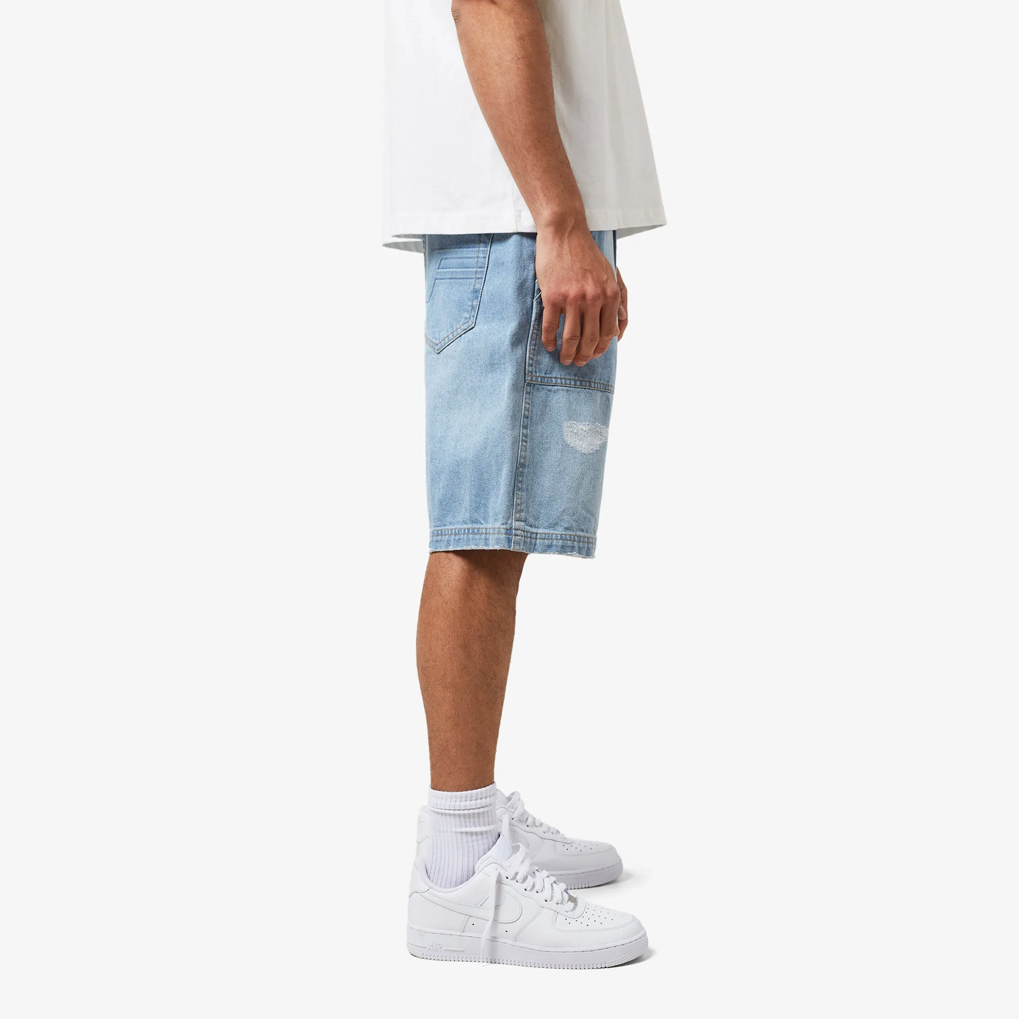 Worker Short | Blue Wash