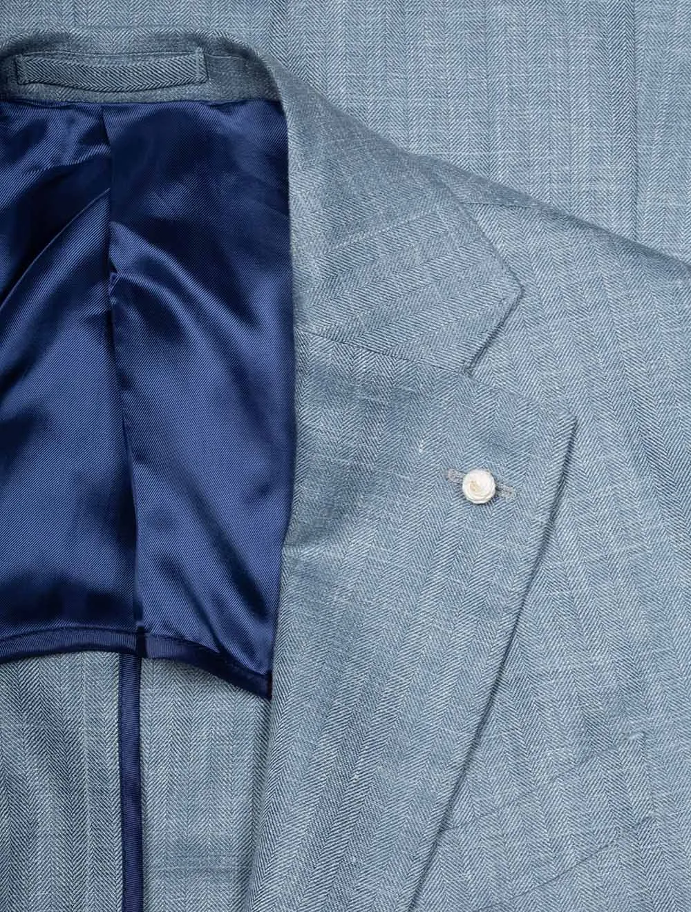 WSL Herringbone Jacket Light Blue