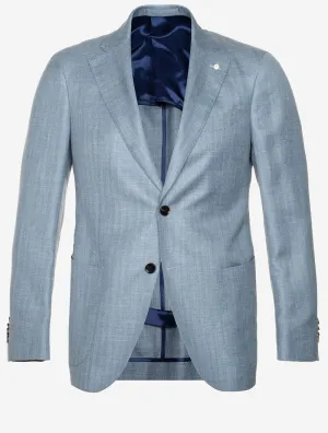 WSL Herringbone Jacket Light Blue