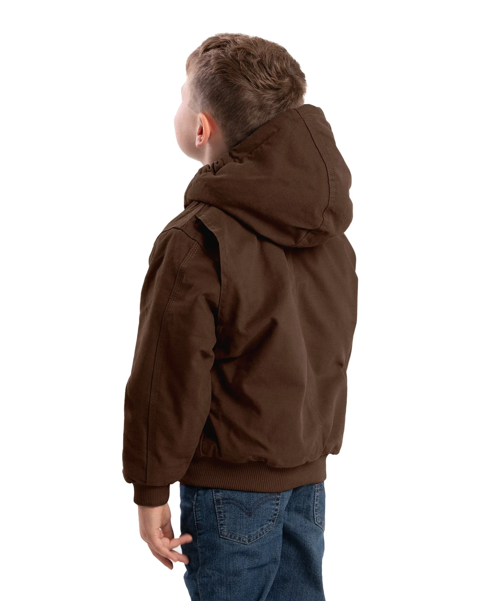 Youth Softstone Duck Hooded Jacket