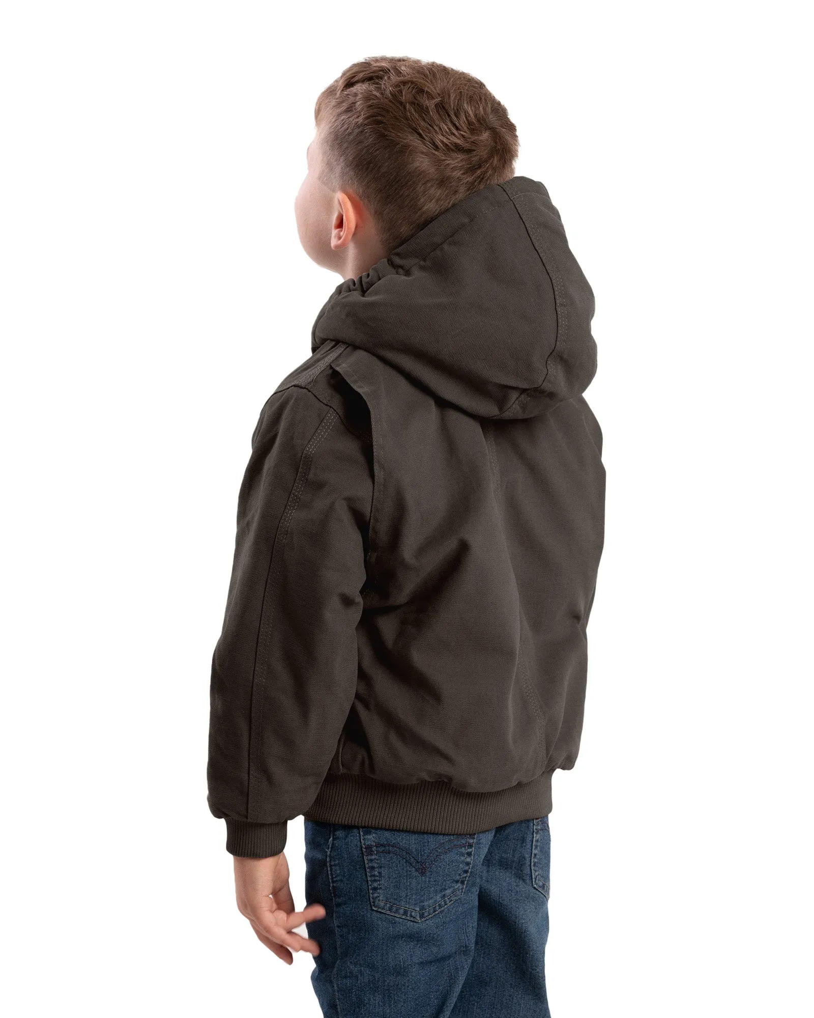 Youth Softstone Duck Hooded Jacket